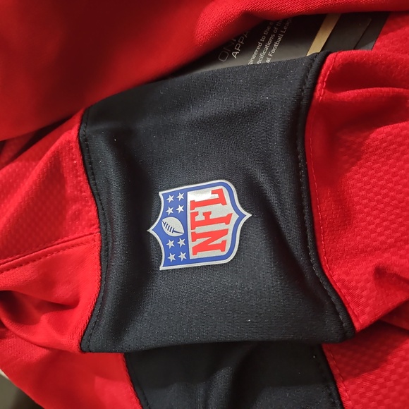 49ers Red Hoodie. Nike. NWT. High Quality Dri Fit Material. - Picture 8 of 9